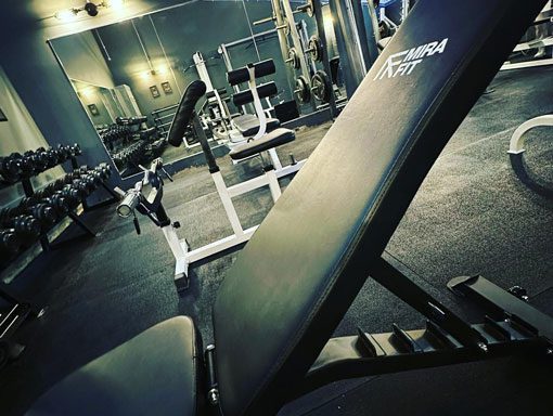 Free Weights at Park Drive Health Club, Maldon